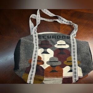 Ecuador Themed Women Tote Bag - Multicolor